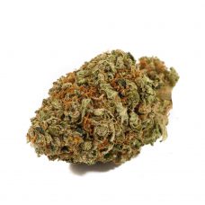 An image of a Pink Gas marijuana bud on a white background