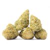 An image of Forbidden Fruit strain marijuana buds on a blank white background