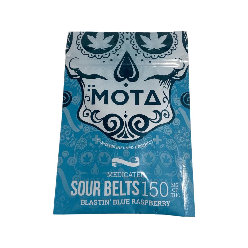Mota Sour Belts Blastin' Blue Raspberry