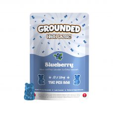 Grounded High Dose Bears – Blueberry 500mg Gummies