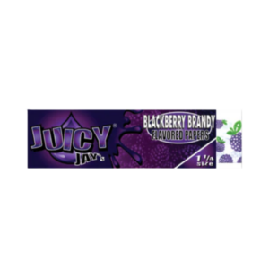 Juicy Jay's Blackberry Brandy Rolling Papers on a clean white background